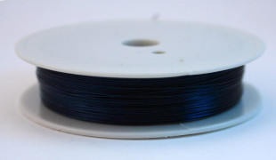 "Gamma" Проволока для бисера металл DGB- 025 d 0. 25 мм 50 м №07 темно- бирюзовый