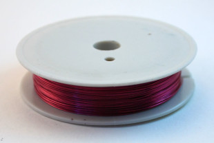 "Gamma" Проволока для бисера металл DGB- 2 d 0. 2 мм 50 м №09 ярко- сиреневый