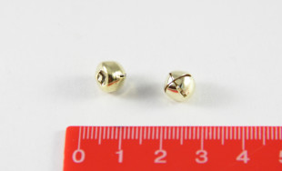 Металлические бубенчики 08 мм под золото