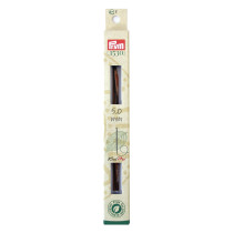 Для вязания " PRYM" 223724 крючок тунисский съемный " Natural" береза d 5. 0 мм в картонной упаковке с европодвесом . 