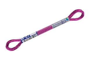 Нитки для вышивания " Gamma" мулине NM металлик 100% полиэстер 8 м М- 07 малиновый