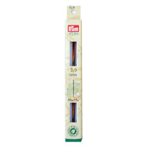 Для вязания " PRYM" 223721 крючок тунисский съемный " Natural" береза d 3. 5 мм в картонной упаковке с европодвесом . 